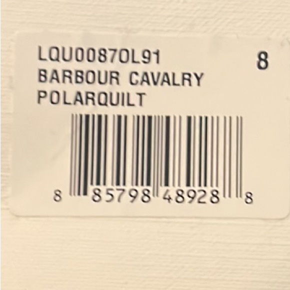 NWT Barbour Olive Cavalry Polarquilt jacket US 4/UK 8 FINAL PRICE REDUCTION - Picture 13 of 16